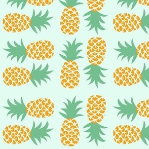 Funky Pineapple Tropical Pattern