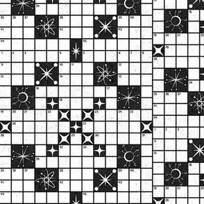 Midcentury Crossword Puzzle 