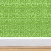 Music Notes - Smaller Scale Lime Green