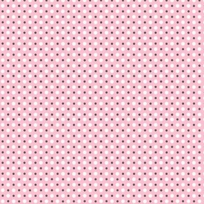 Pink, Gray, and White Polka Dots ©2011 by Jane Walker