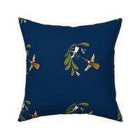 6” Embroidery Pix | Hummingbird Sweets | Deep Blue