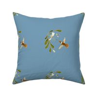 6” Embroidery Pix | Hummingbird Sweets | Soft Blue