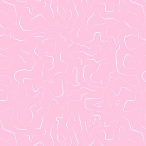 Painterly wavy brush strokes Blender in Sweet pink