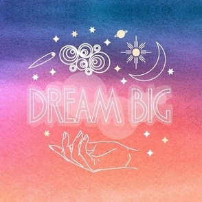 8´´ Dream Big Embroidery kit