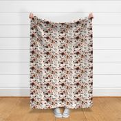 Large / Dusty Fall Floral