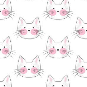 Pink Cheeked Kitty Cats
