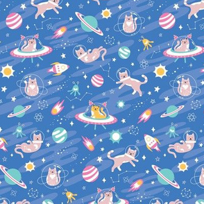 Small Pink Intergalactic Space Cats Alien Planets, Cosmos Constellations & stars