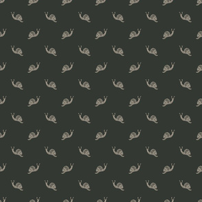 Polka Dot Snail dark green