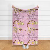 27x36 bee blanket pink linen