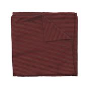 Mahogany Pin Stripe Pattern Horizontal in Ladybird Red