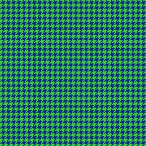 Vertical Pixel Houndstooth - Bluish Purple and Light Green