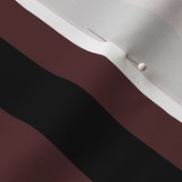 Large Mahogany Awning Stripe Pattern Vertical in Black