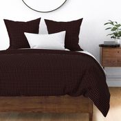 Houndstooth Pattern - Mahogany and Black