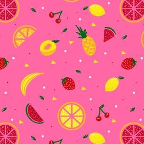 summer fruits Pink