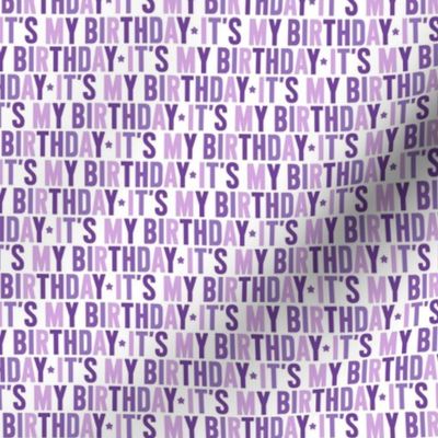 it's my birthday XSM custom purples