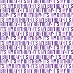 it's my birthday XSM custom purples