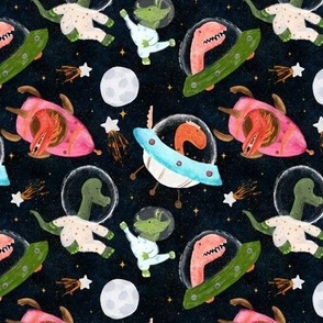 Dinos in space small