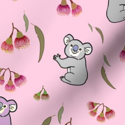 Nancy Koala & Friends - pretty pink, x-large