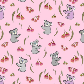 Nancy Koala & Friends - pretty pink, x-large