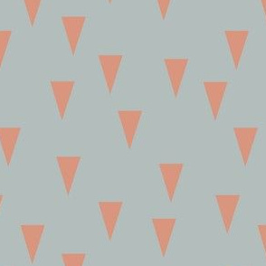 Triangle coral-grey - small