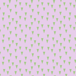Triangle purple-green - small
