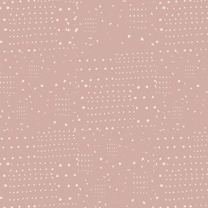 Soft Pink pig flowers cupcake dots coordinate 