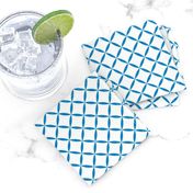 Bigger Scale - Blue Diamond - Hen Party Coordinate  on White