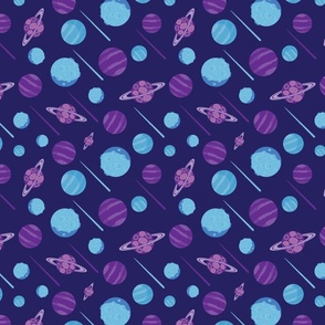 A Plethora of Planets // Blue and Purple #2