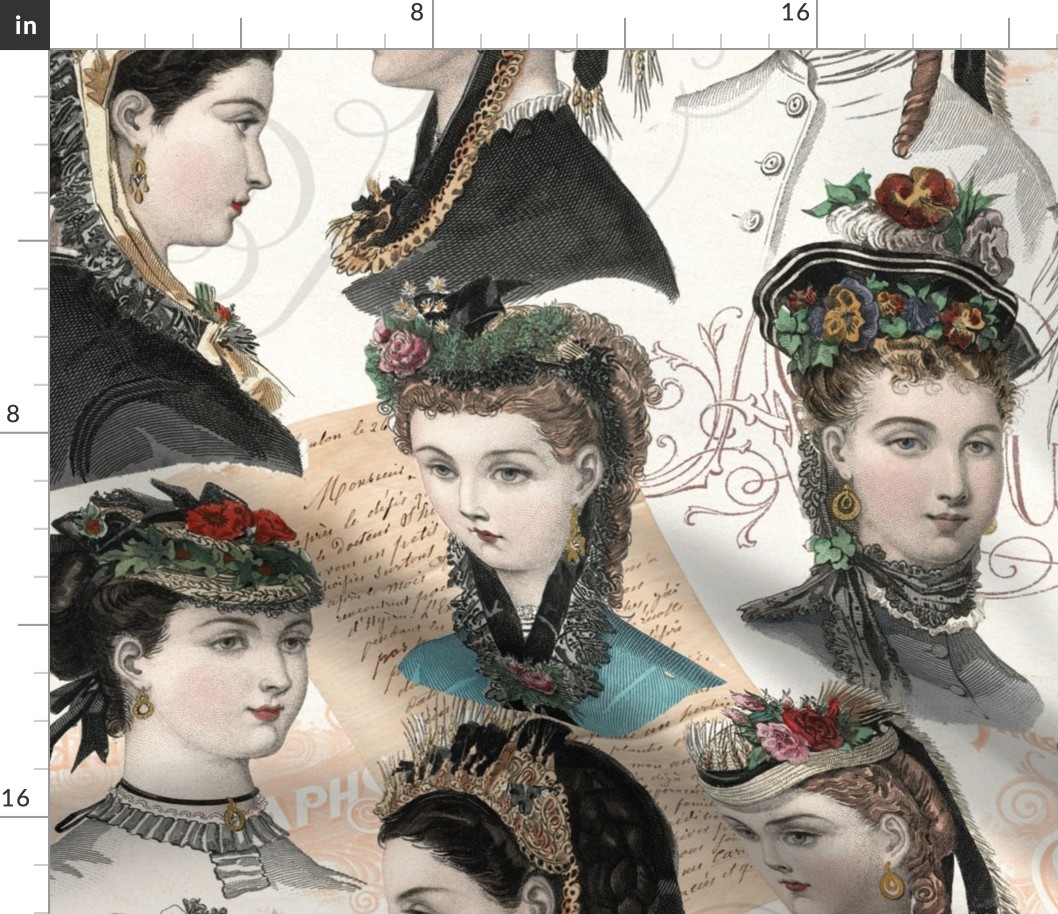 Beautiful Victorian Women in Hats