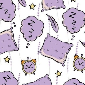 Lavender nap eye pillows  zzz - sleep like a baby in a nursery