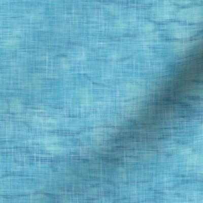 Shibori Linen in Turquoise Blue | Arashi shibori linen pattern, coordinate fabric for the block printed stars and moons collection in turquoise and azure blue.