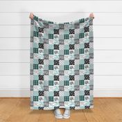 4 inch aluminum trailers wholecloth with teal