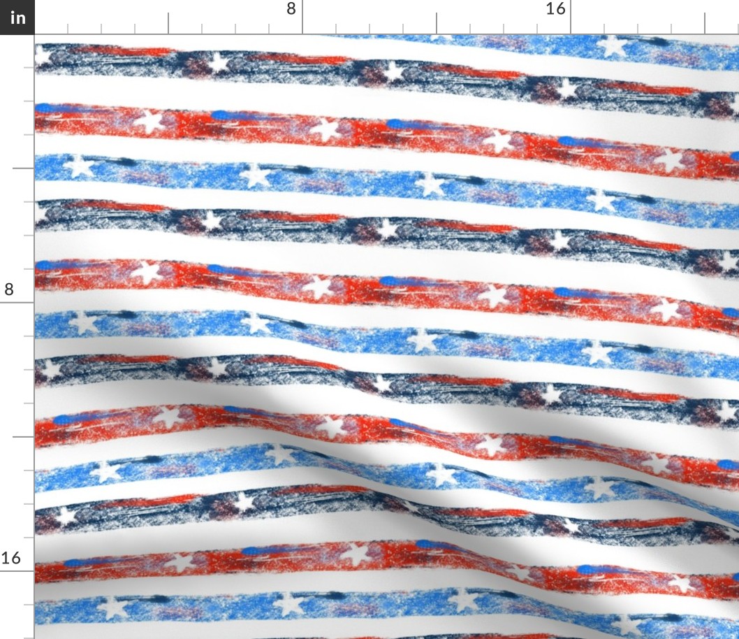 Patriotic Starry Stripes 