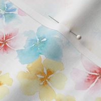 Watercolor Whimsy Flowers