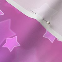 Large Starry Bokeh Pattern - Magenta Fantasy Color Palette