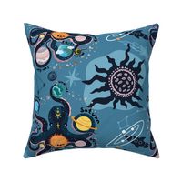 Solar system space octopus  
