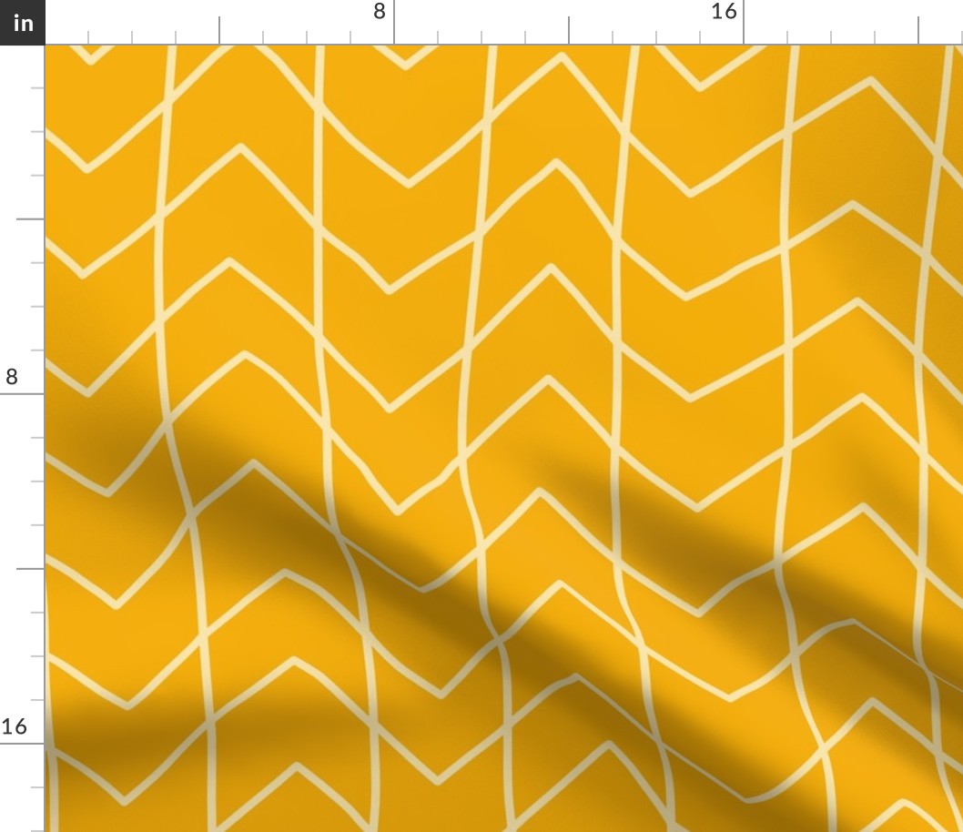 Vibrant Yellow Arrows / Large Scale