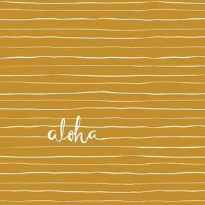 Aloha stripe - Lola - gold