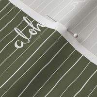 Aloha stripe - Lola - juniper green