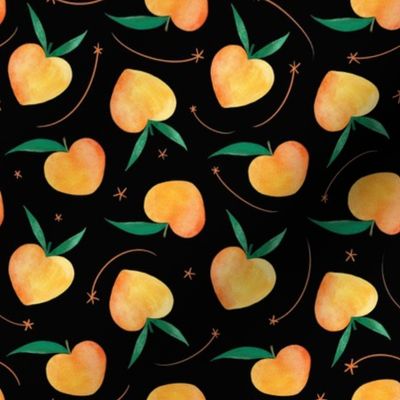 Heart shaped peaches