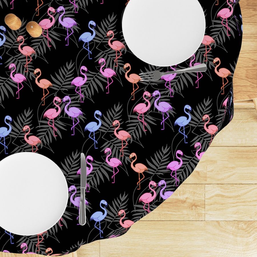 Fantastic Flamingos #2 - black, medium