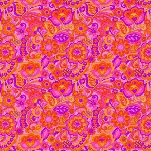30 Flower Power pink small