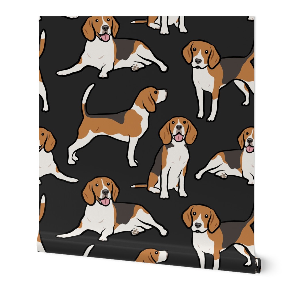Beagle Dogs - Small - Black