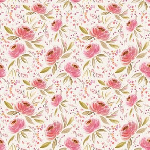 ( small ) Florence, floral, soft pink, flowers