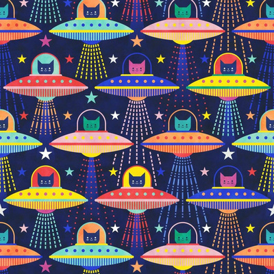 Arthouse Spaceman Astronaut Space Planets UFO Space Wallpaper Childrens  Navy