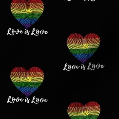 Love Is Love Heart LGBTQ Equal Rights