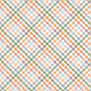 Colorful Gingham plaid countryside summer Living & Decor Small