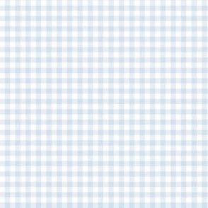 6" Light Blue gingham