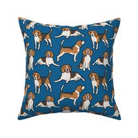 Beagle Dogs - Large - Navy Blue