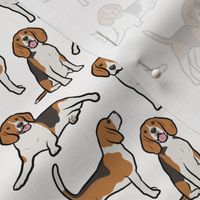 Beagle Dogs - Small - White